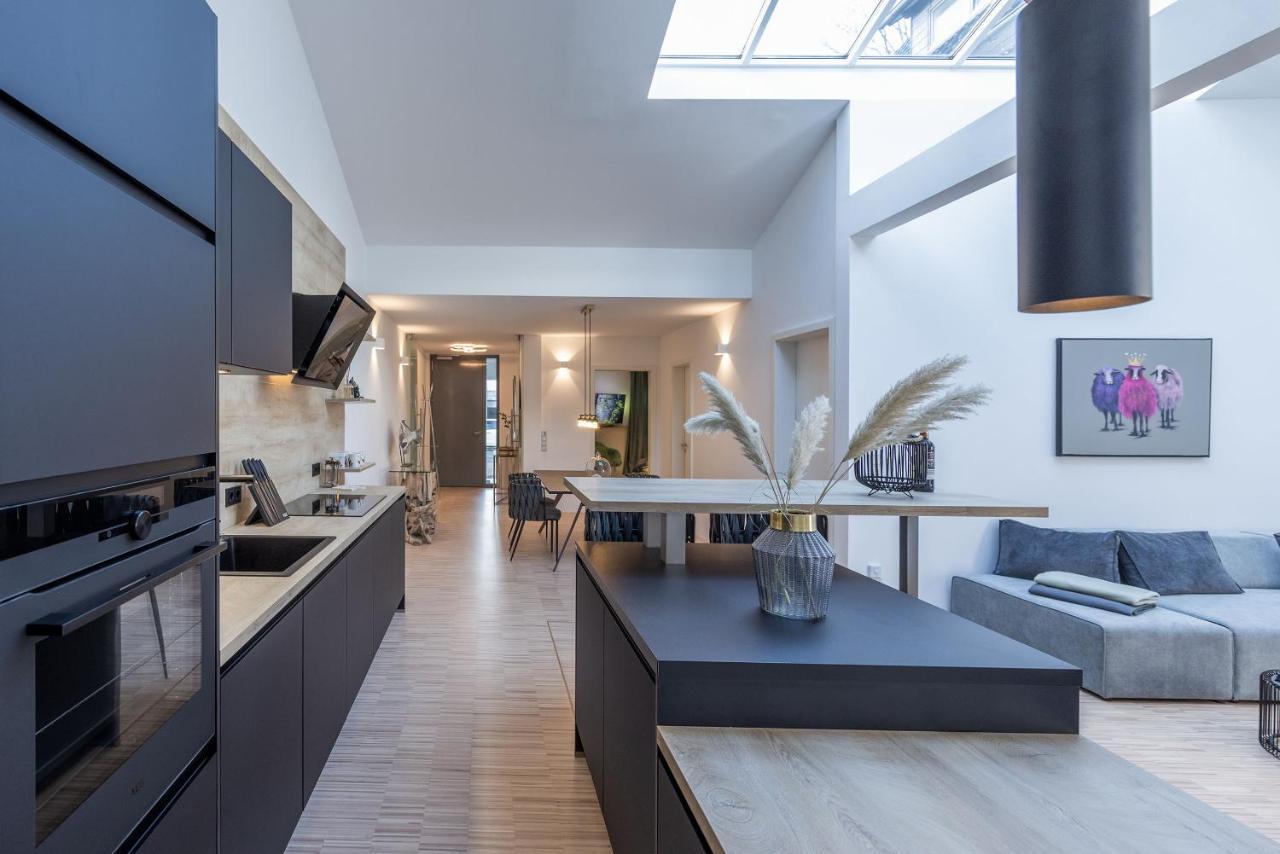 Lichtdurchflutetes Design - Appartement Guetersloh - 90 Qm Zewnętrze zdjęcie