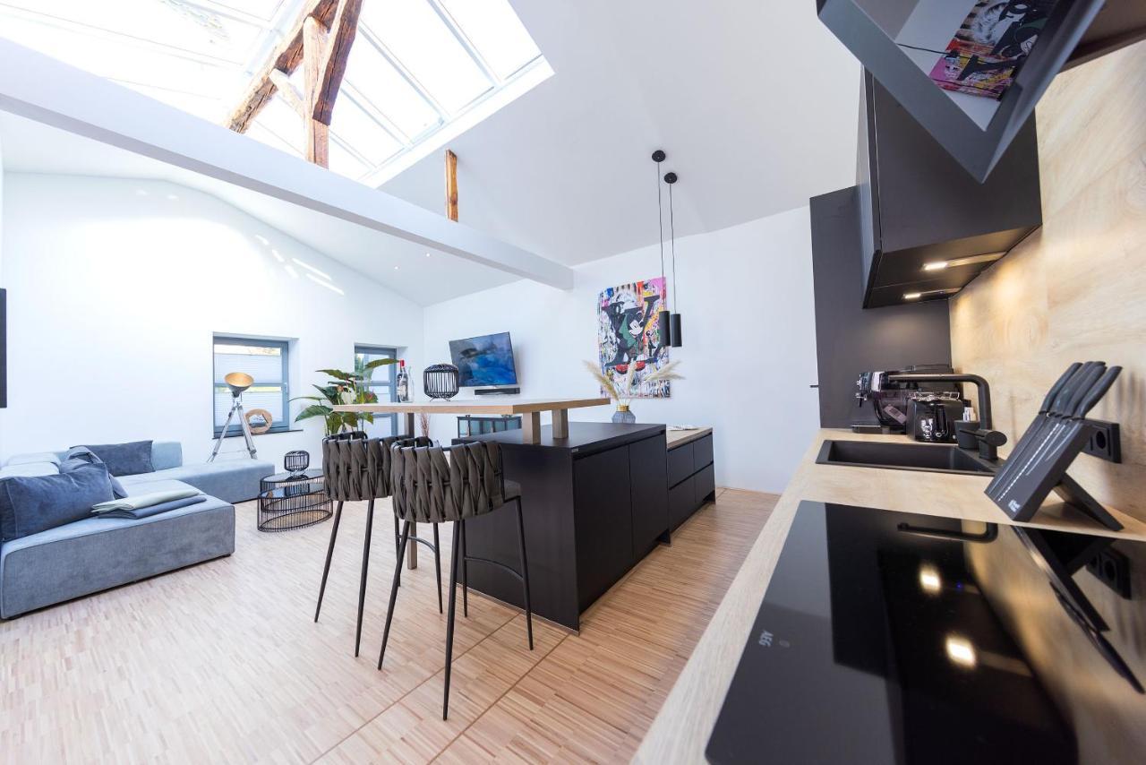 Lichtdurchflutetes Design - Appartement Guetersloh - 90 Qm Zewnętrze zdjęcie